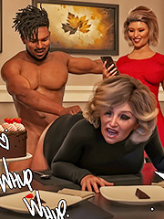 I want to see the old cunt scream - The MILF next door 2 by Tab109