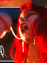 She did just throat that huge dick Laura - The dare by Tab109