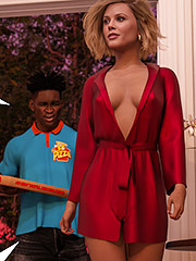 What a slut, she's married, for god's sake - Delivery included, A modern family parody by Tab109