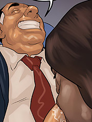 This is the fattiest cock I've ever had, it's really going to need a lot of spit - The mayor 6